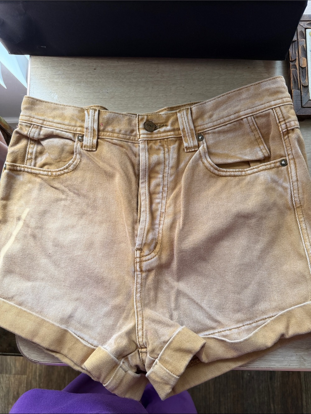 Mustard Yellow We The Free Shorts